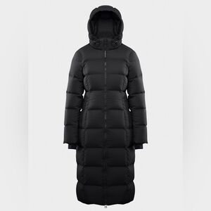 Aritzia supersnug puffer jacket, long, black, M